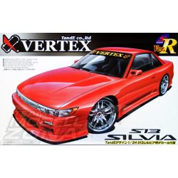 Aoshima 1:24Nissan Silvia (S13) VERTEX FULL AERO makett