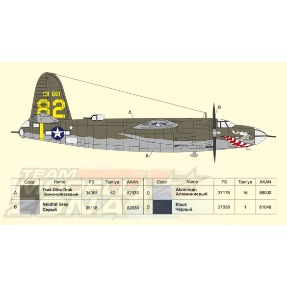 ARK Models - Martin B-26 "Marauder" American medium torpedo bomber makett