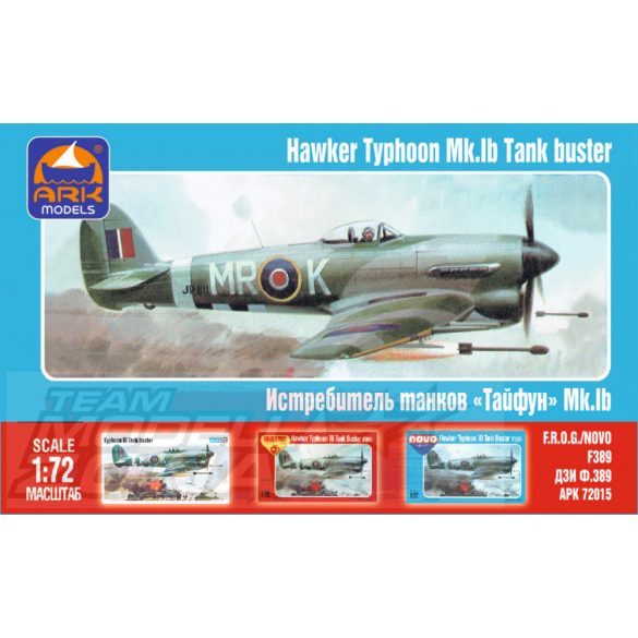 ARK Models - Hawker Typhoon Mk.IB British tank buster makett