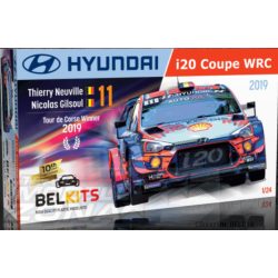   BELKITS 1:24  Hyundai I20 Coupe WRC "Tour de Corse 2019"  makett