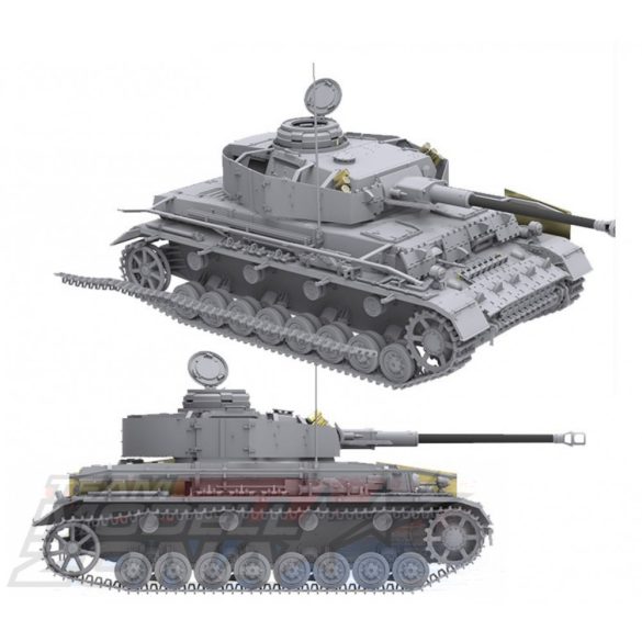 Border Model - 1:35 Panzer IV Ausf.G Mid/Late 2 az 1-ben - makett