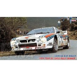   Hasegava 1:24 Lancia 037 Rally 1984 Tour de Corse Rally Winner makett