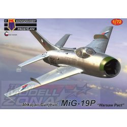 KPM 1:72 Mikojan-Gurjevič MiG-19P „Warsaw Pact“ makett