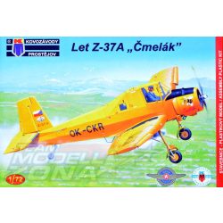1:72 Let Z-37A 'Cmelak' (2x CZ, Hungary) makett