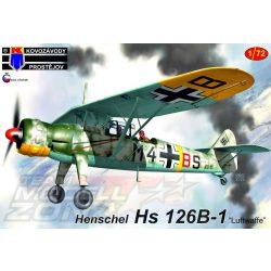 KPM 1:72 Henschel Hs 126B-1 "Luftwaffe" makett