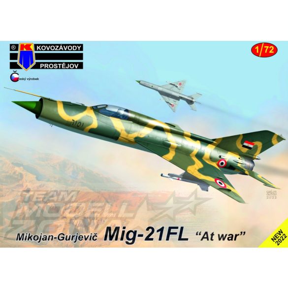 KPM 1:72 Mikoyan-Gurevich MiG-21FL „At war“ makett
