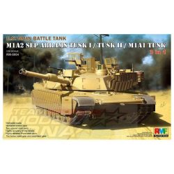  RYE FIELD MODEL 1:35 M1A2 Abrams TUSK I / TUSK II / M1A1 3in1 makett