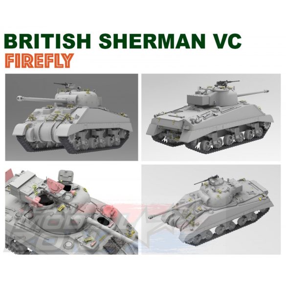 Rye Field Model - 1:35 BRITISH SHERMAN VC FIREFLY - makett