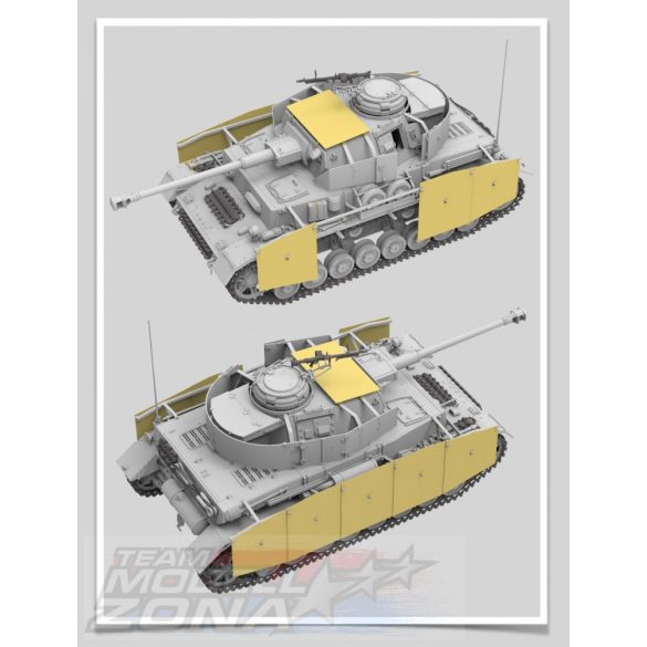 Rye Field Model - 1:35 Panzerkampfwagen IV Ausf.H Sd.Kfz.161/1 EARLY RPODUCTION - makett