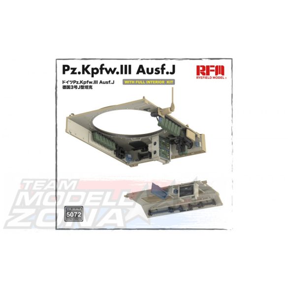 1:35 Pz. Kpfw. III Ausf. J mit komplettem Interieur - AFV Club