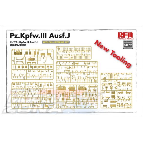 1:35 Pz. Kpfw. III Ausf. J w/ full interior - AFV Club