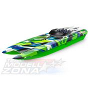   TRAXXAS DCB M41 GREEN/BLUE 40-ZOLL CATAMARAN BRUSHLESS modell