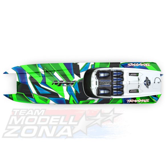 TRAXXAS DCB M41 GREEN/BLUE 40-ZOLL CATAMARAN BRUSHLESS modell