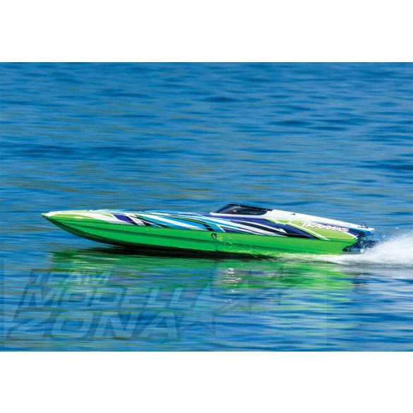 TRAXXAS DCB M41 GREEN/BLUE 40-ZOLL CATAMARAN BRUSHLESS modell