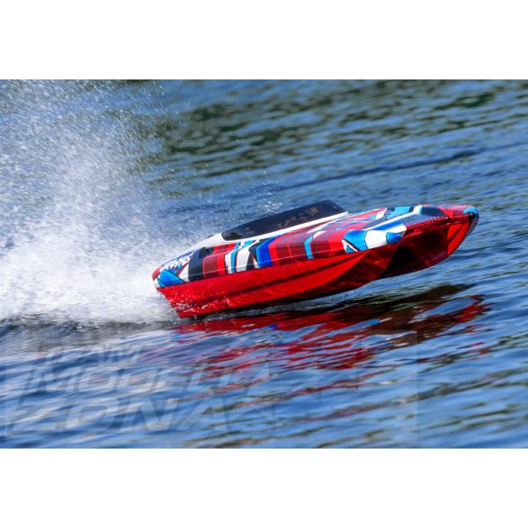 TRAXXAS DCB M41 RED/BLUE 40-ZOLL CATAMARAN BRUSHLESS modell