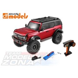   DF Models DF-4S Crawler Varant (Ford Bronco) Metallic-Red 1:8 RTR
