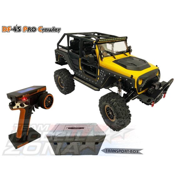 DF Models DF-4S PRO Crawler Yellow 313mm 1:10 RTR 