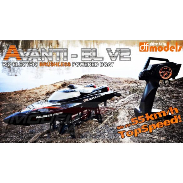 DF Models AVANTI BL V2 Boat brushless 100% RTR
