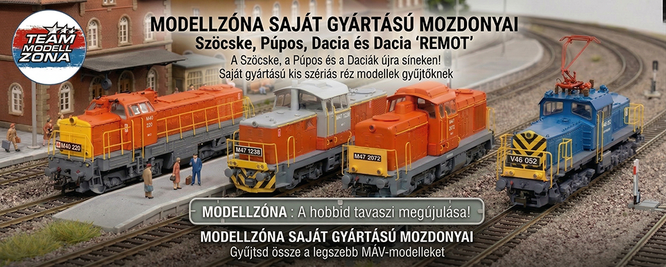 A tavasz legszebb MÁV-modelljei: Saját gyártású mozdonyok a Modellzónánál!