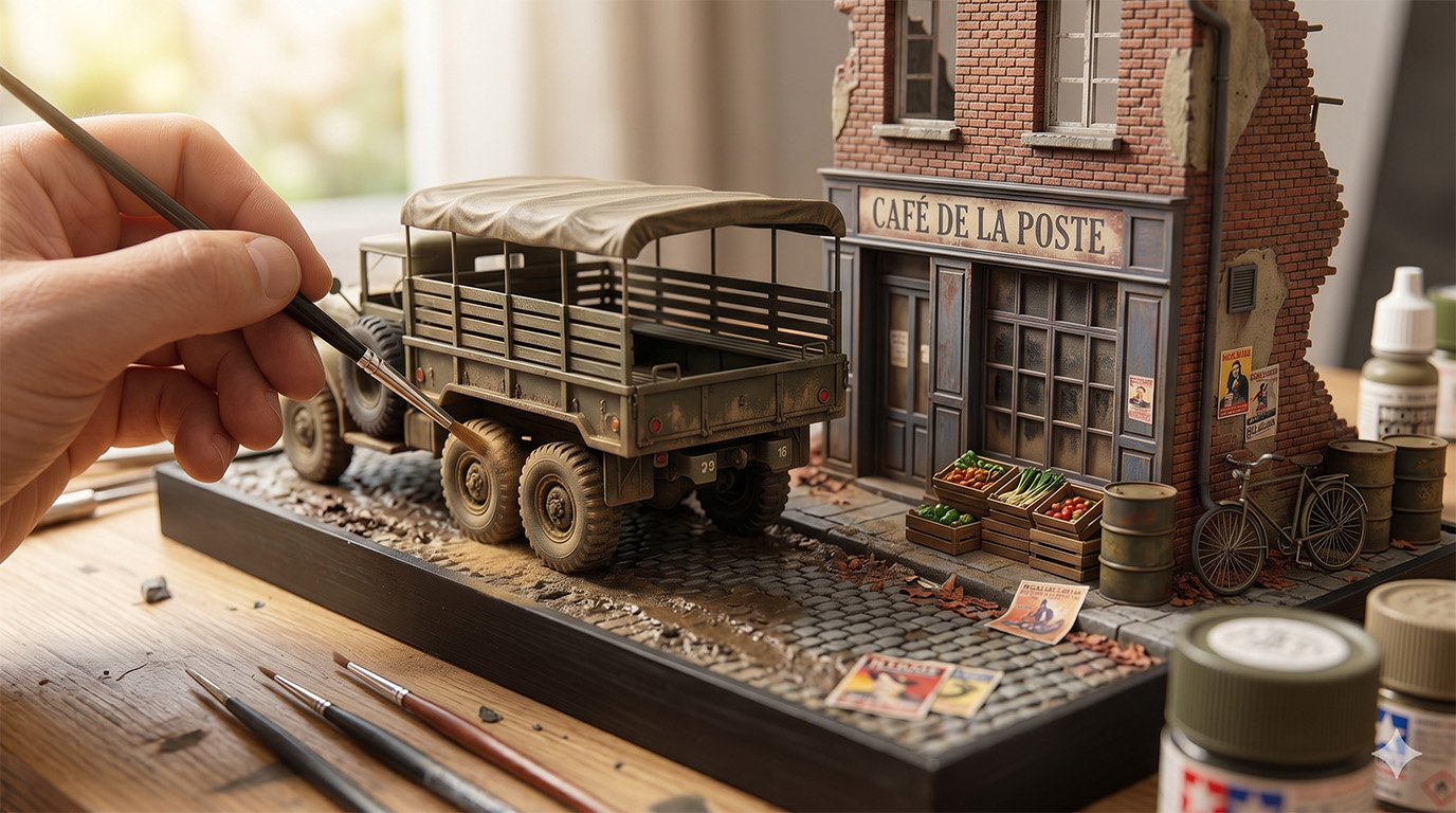 Hozd létre a saját világod! – Dioráma építés nyáron Italeri és Mini Art készletekből